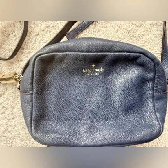 Kate Spade Mindy Crossbody Navy Leather - Picture 4 of 9